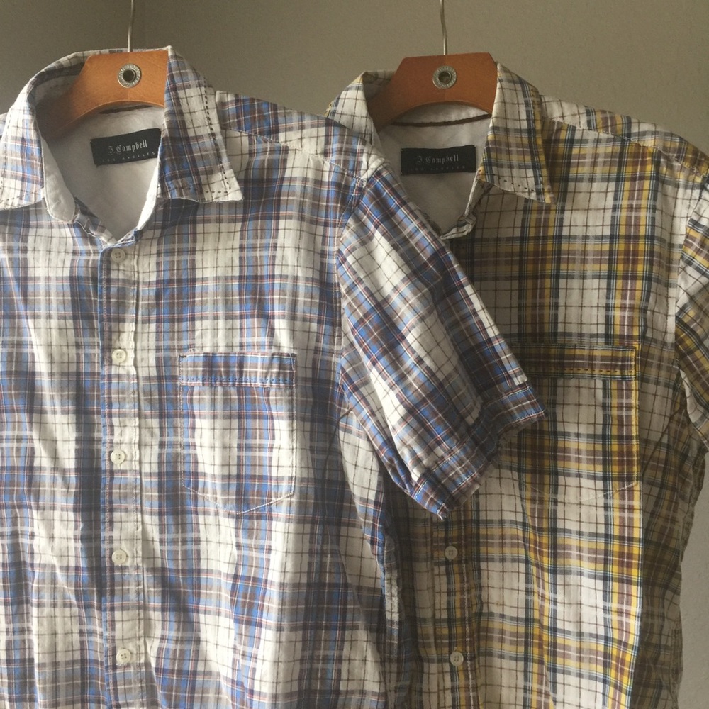 New Listing! Men’s Checked Button Down Bundle - image 3